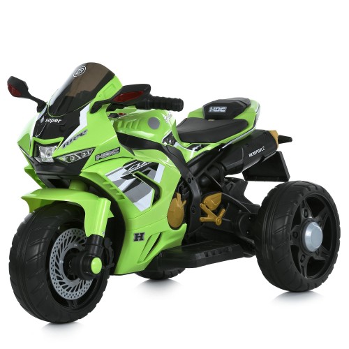 Детский мотоцикл M 6220ELR-5, зеленый