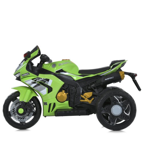 Детский мотоцикл M 6220ELR-5, зеленый