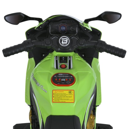 Детский мотоцикл M 6220ELR-5, зеленый