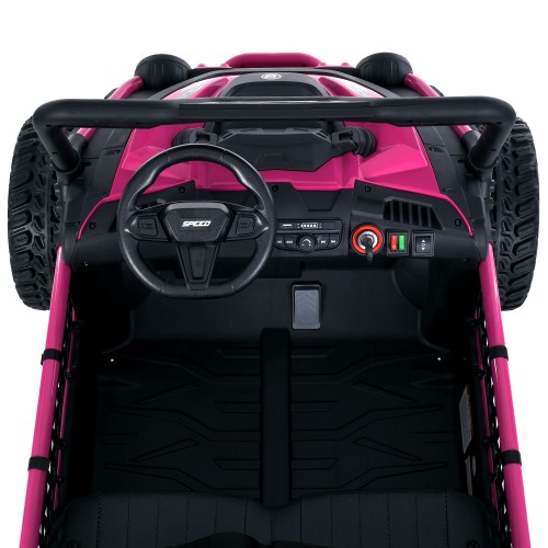 Дитячий електромобіль джип M 6208EBLR-8(24V), рожевий