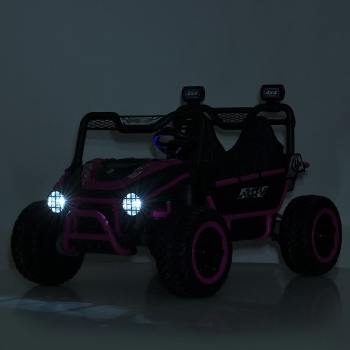Дитячий електромобіль джип M 6208EBLR-8(24V), рожевий