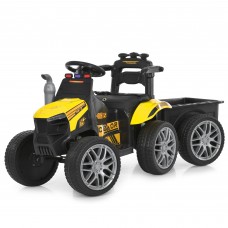 Детский трактор M 6219EBLR-6, светло-желтый