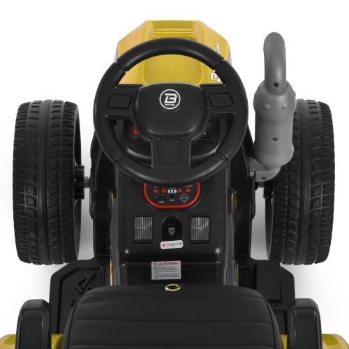 Детский трактор M 6219EBLR-6, светло-желтый