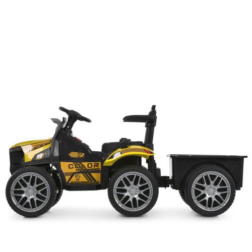 Детский трактор M 6219EBLR-6, светло-желтый