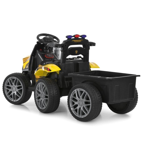 Детский трактор M 6219EBLR-6, светло-желтый