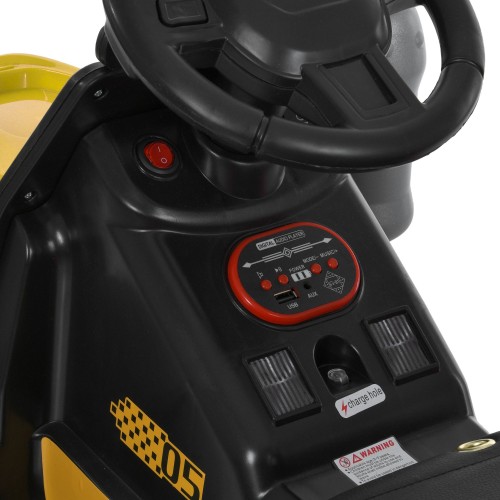 Детский трактор M 6219EBLR-6, светло-желтый