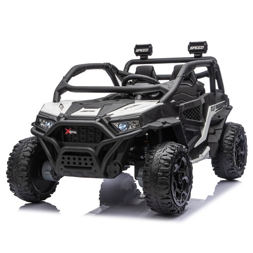 Детский электромобиль джип M 6481EBLR-1(24V), белый