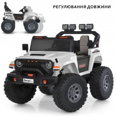 Дитячий електромобіль джип M 6204EBLR-1(24V), бiлий