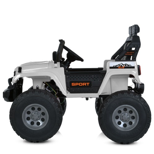 Дитячий електромобіль джип M 6204EBLR-1(24V), бiлий