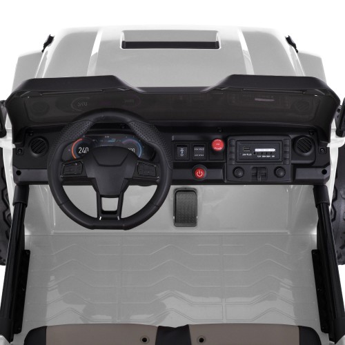 Дитячий електромобіль джип M 6204EBLR-1(24V), бiлий