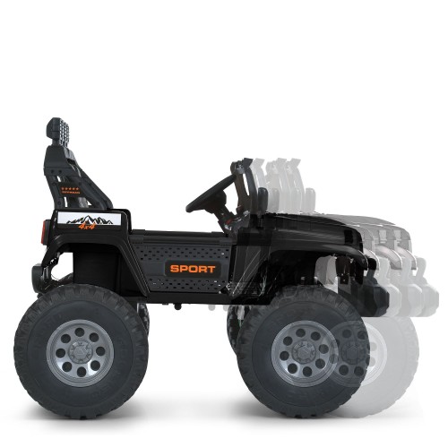 Детский электромобиль джип M 6204EBLR-2(24V), черный