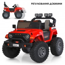 Детский электромобиль джип M 6204EBLR-3(24V), красный