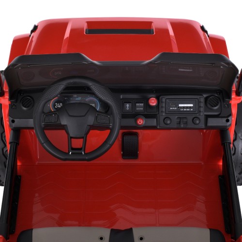 Детский электромобиль джип M 6204EBLR-3(24V), красный