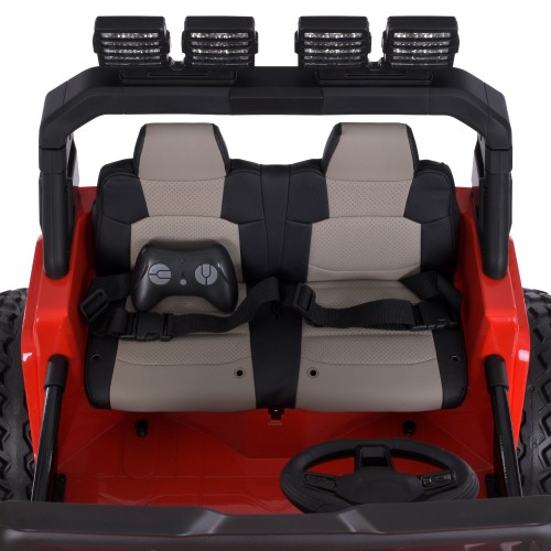 Детский электромобиль джип M 6204EBLR-3(24V), красный