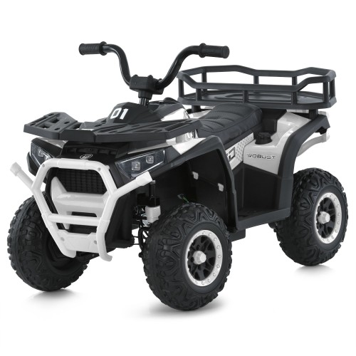 Дитячий квадроцикл M 6127EBLR-1(24V), бiлий