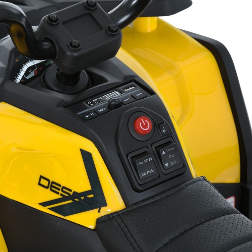 Детский квадроцикл M 6127EBLR-6(24V), желтый