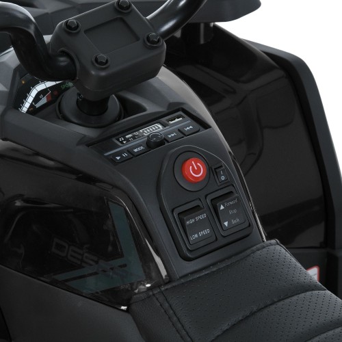 Дитячий квадроцикл M 6127EBLR-2(24V), чорний