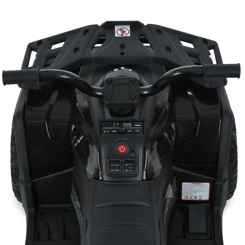 Дитячий квадроцикл M 6127EBLR-2(24V), чорний