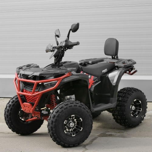 Квадроцикл бензиновый AX125-2-3, красно-черный