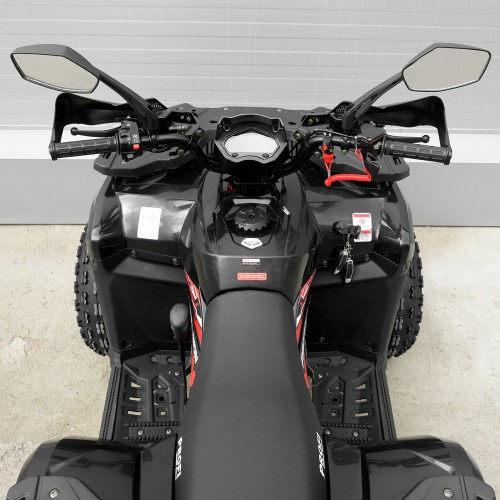 Квадроцикл бензиновый AX125-2-3, красно-черный