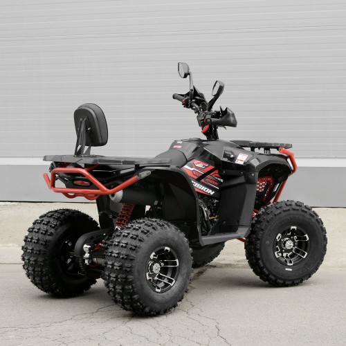 Квадроцикл бензиновый AX125-2-3, красно-черный