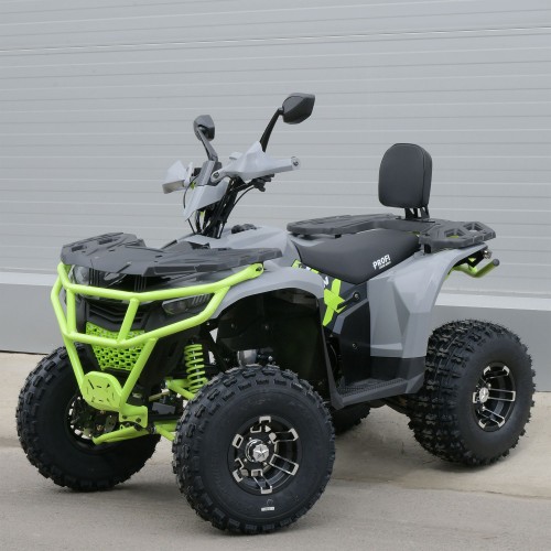 Квадроцикл бензиновий AX150-11-5, серо-зеленый