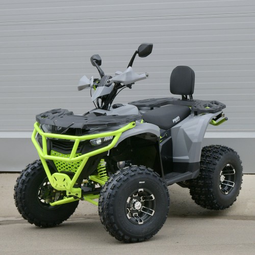 Квадроцикл бензиновий AX150-11-5, серо-зеленый