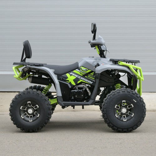 Квадроцикл бензиновий AX150-11-5, серо-зеленый
