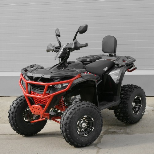 Квадроцикл бензиновий AX150-2-3, черно-красный
