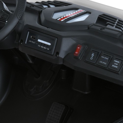Дитячий електромобіль джип M 6205EBLR-1(24V), бiлий