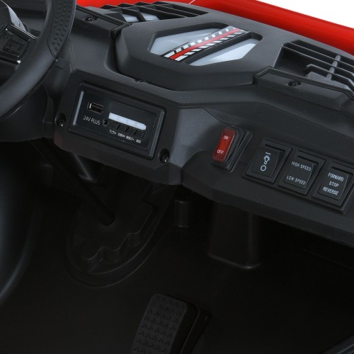 Дитячий елеутромобіль джип M 6205EBLR-3(24V), червоний