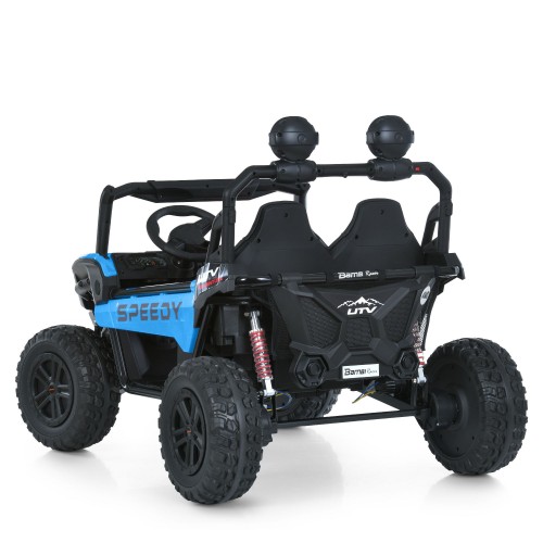 Дитячий електромобіль джип M 6205EBLR-4(24V), синiй