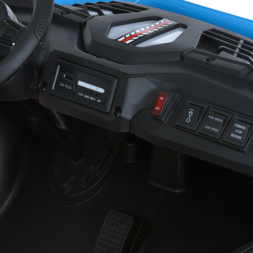Дитячий електромобіль джип M 6205EBLR-4(24V), синiй