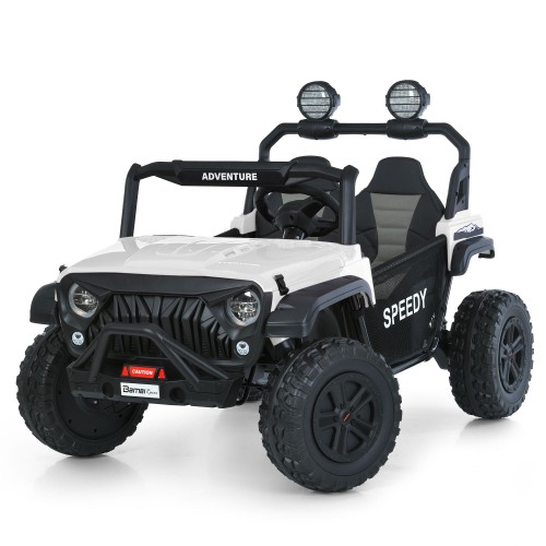 Дитячий електромобіль джип M 6206EBLR-1(24V), бiлий