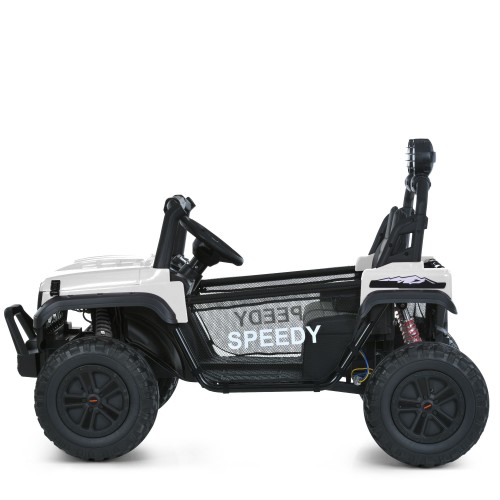 Дитячий електромобіль джип M 6206EBLR-1(24V), бiлий