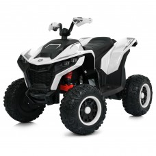 Дитячий квадроцикл M 6128EBLR-1(24V), бiлий