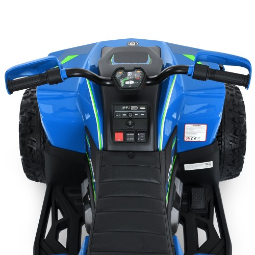 Дитячий квадроцикл M 6128EBLR-4(24V), блакитний
