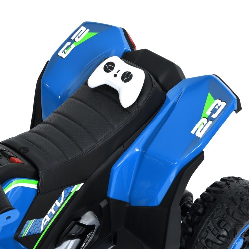 Дитячий квадроцикл M 6128EBLR-4(24V), блакитний