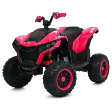 Дитячий квадроцикл M 6128EBLR-8(24V), рожевий