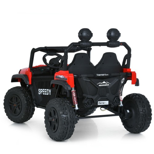 Дитячий електромобіль джип M 6206EBLR-3(24V), червоний