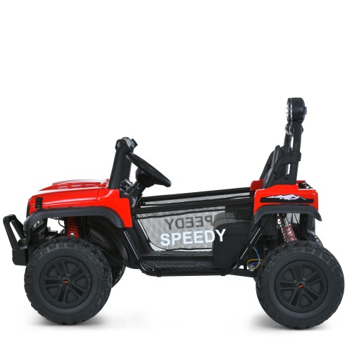 Дитячий електромобіль джип M 6206EBLR-3(24V), червоний