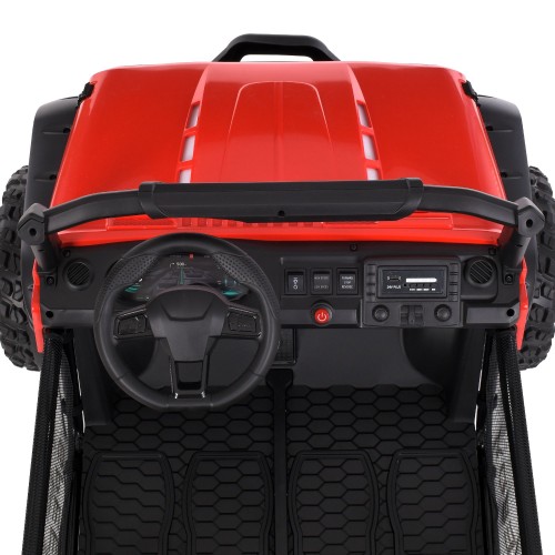 Дитячий електромобіль джип M 6206EBLR-3(24V), червоний