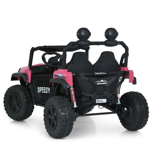 Дитячий електромобіль джип M 6206EBLR-8(24V), рожевий