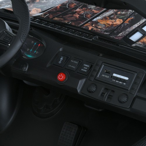 Детский электромобиль джип M 6206EBLRS-18(24V), камуфляжный крашеный