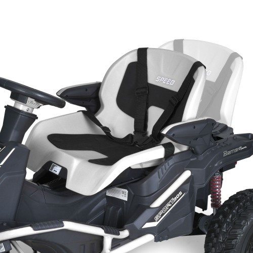 Детский карт M 6029EBLR-1(24V), белый