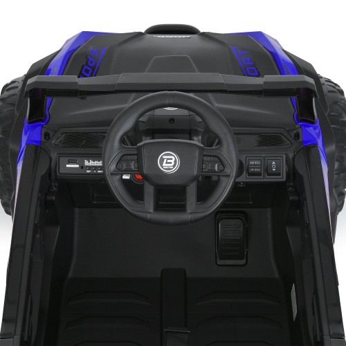 Детский электромобиль джип M 6258EBLR-4, синий