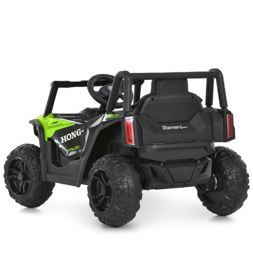 Детский электромобиль джип M 6258EBLR-5, зеленый