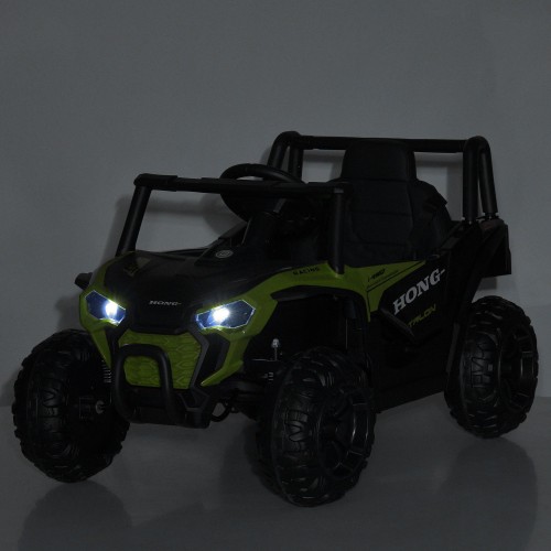 Детский электромобиль джип M 6258EBLR-5, зеленый