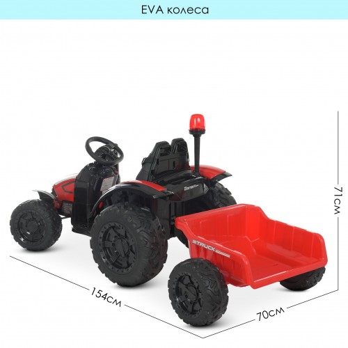 Трактор дитячий M 4573EBLR-3, червоний