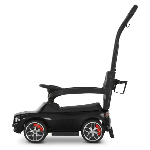 Каталка-толокар детская M 6252EL-2, черная